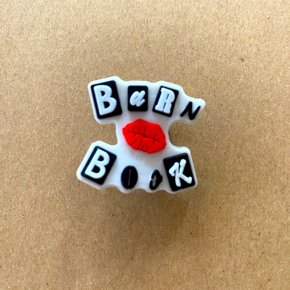 🐊6/$12🐊 Burn Book Mean Girls Croc Charm